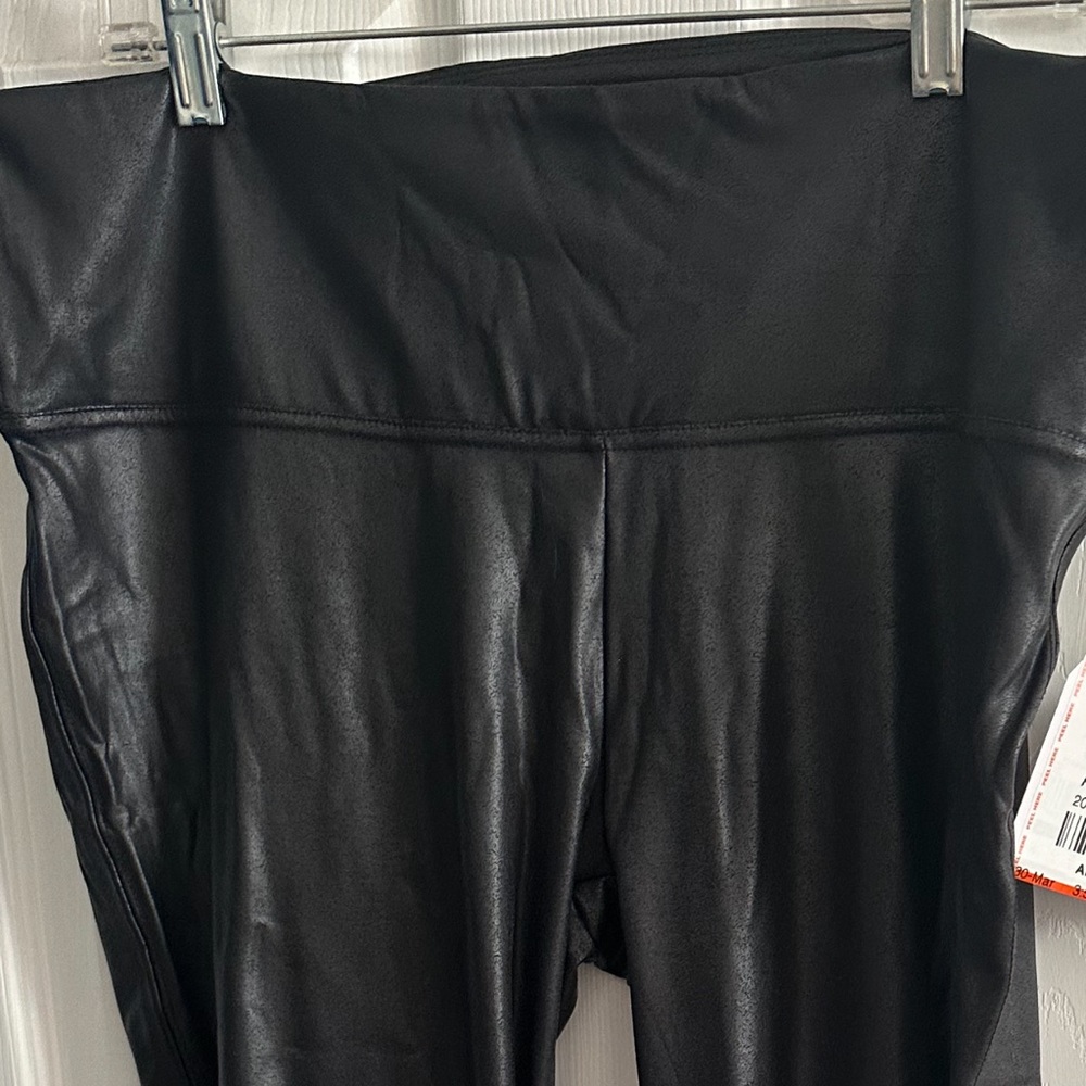 New pleather pants, soft and sexy.